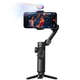 AOCHUAN RGB Magnetic Fill Light for Gimbal - LED Video Photography Light with 3 Brightness Levels & 7 Color Adjustments for Phone Selfie & Live