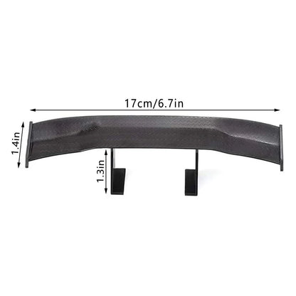 Mini Carbon Fiber Tail Wing - Universal Car & Motorcycle Creative Rear Decoration Accessory