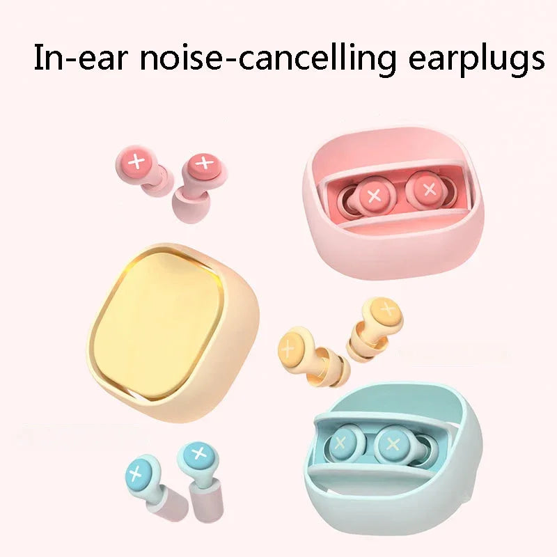NEW Silicone Sleep Earplugs – Soft Foam Noise Reduction & Soundproof Ear Protection with Slow Rebound