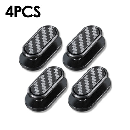 Car Invisible Small Hooks – Carbon Fiber Self-Adhesive Dashboard Wall Hook for USB Cable, Headphones, Keys, Car Interior Organizer