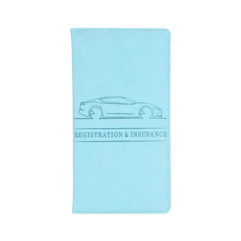 Car Document Holder — Registration & Insurance Organizer for Auto and Truck, Essential Driver Compartment Accessory