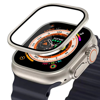 Aluminum Alloy Case with Tempered Glass – Anti-Scratch Screen Protector for Apple Watch Ultra 2 49mm & iWatch Ultra 49mm