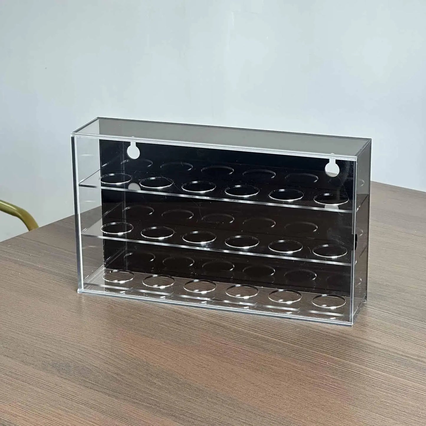 Acrylic Golf Ball Display Case 3-Layer Storage Box – Tabletop Cabinet Rack Holder for Collectors, Sports Memorabilia and Gift Decoration Organizer