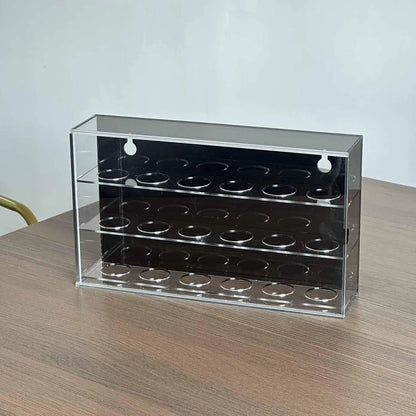 Acrylic Golf Ball Display Case 3-Layer Storage Box – Tabletop Cabinet Rack Holder for Collectors, Sports Memorabilia and Gift Decoration Organizer