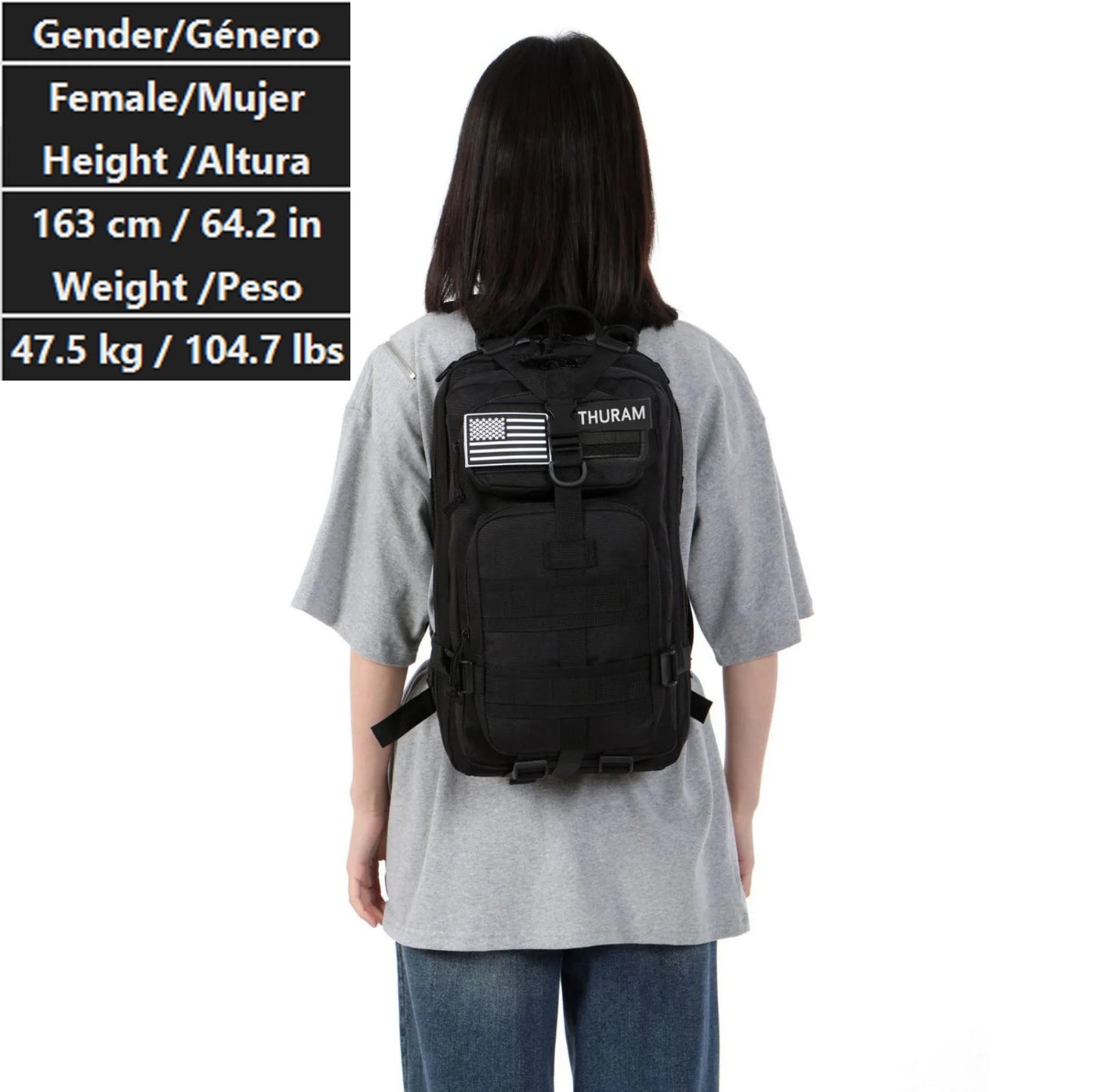 30L/50L Waterproof Nylon Backpack – 1000D Tactical Outdoor Bag for Camping, Hiking, Fishing & Hunting