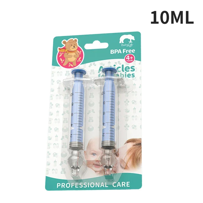 10ML/20ML Baby Nasal Aspirator Syringe – Gentle Nose Cleaner & Nasal Washer for Children with Rhinitis