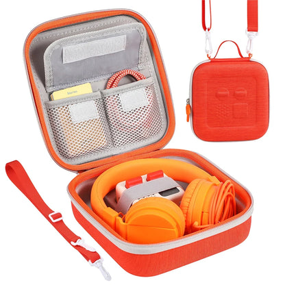 Hard Carrying Case for Yoto Mini Player — Kids Music Player Storage Bag with Large Card Holder