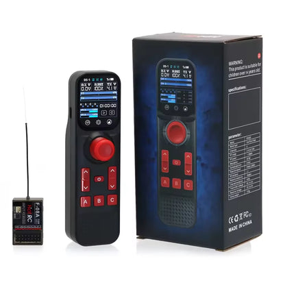 HOTRC DS800 8CH 2.4GHz Radio System - Transmitter Remote Controller with F-08A Receiver for RC Car Boat