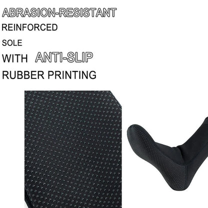 3mm/5mm Neoprene Diving Socks – Non-Slip, Warm Patchwork Wetsuit Shoes for Adults, Surfing, Swimming & Snorkeling Boots