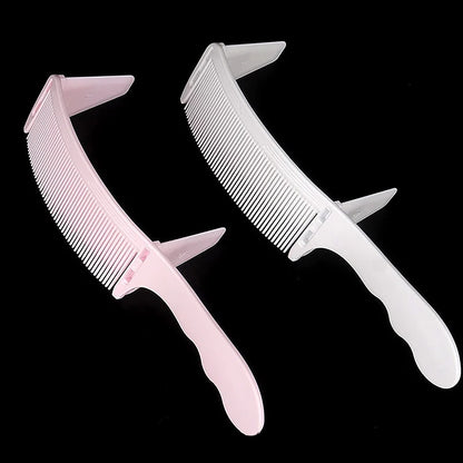 New Style Professional Barber Hair Cutting Curved Positioning Comb - Adjustable S Arc Design Hair Clipper Comb - Hairdresser Tools