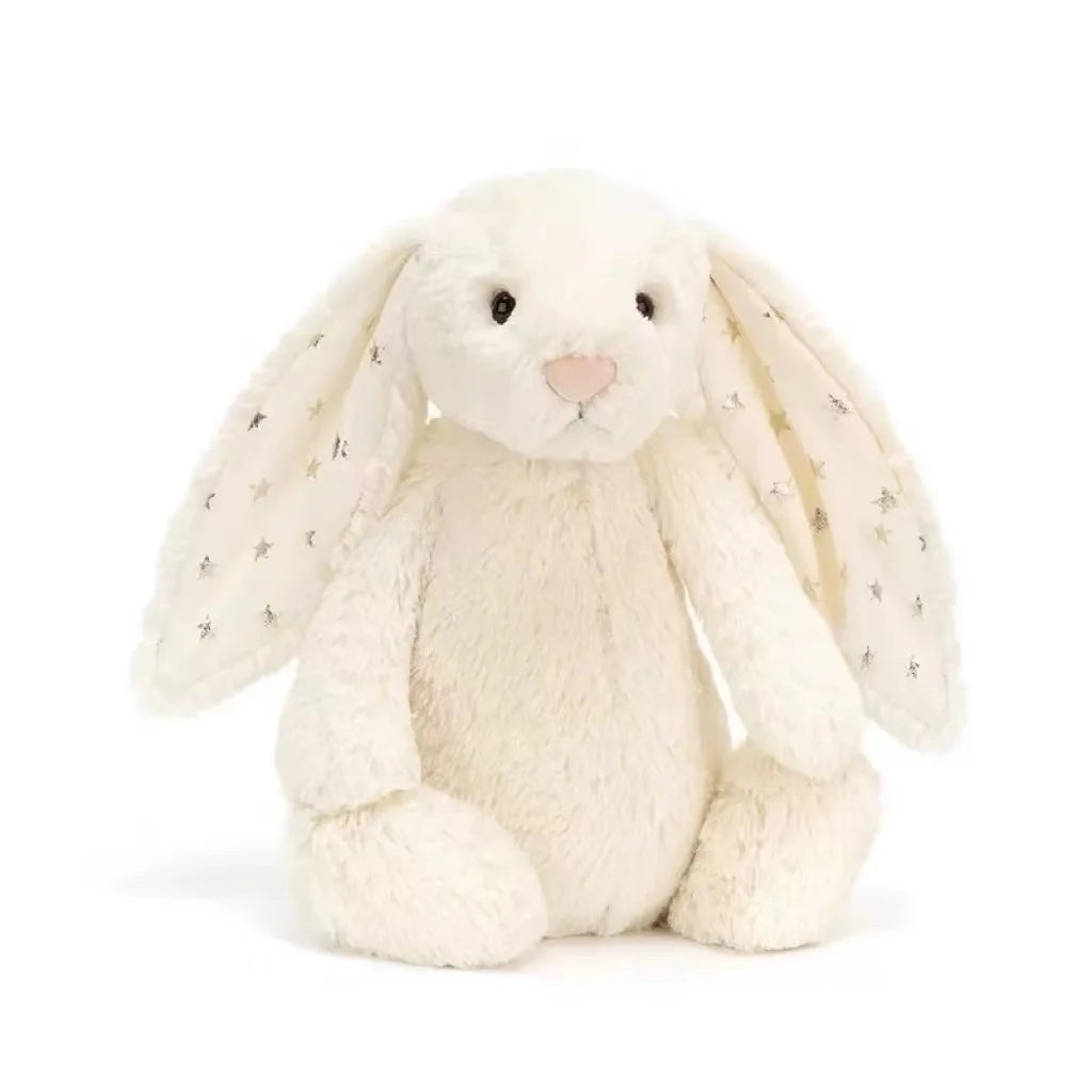 Cute Floral Bunny Plush Gift - Leopard Bunny Barcelona Bear Cake Bunny Bouquet Design Birthday Present Essential