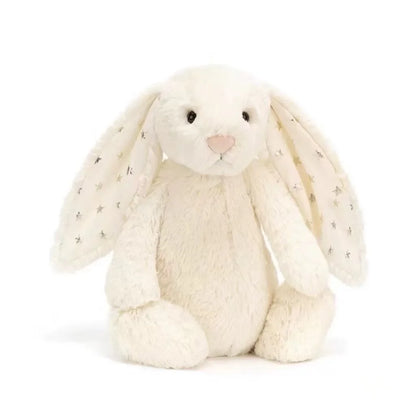 Cute Floral Bunny Plush Gift - Leopard Bunny Barcelona Bear Cake Bunny Bouquet Design Birthday Present Essential
