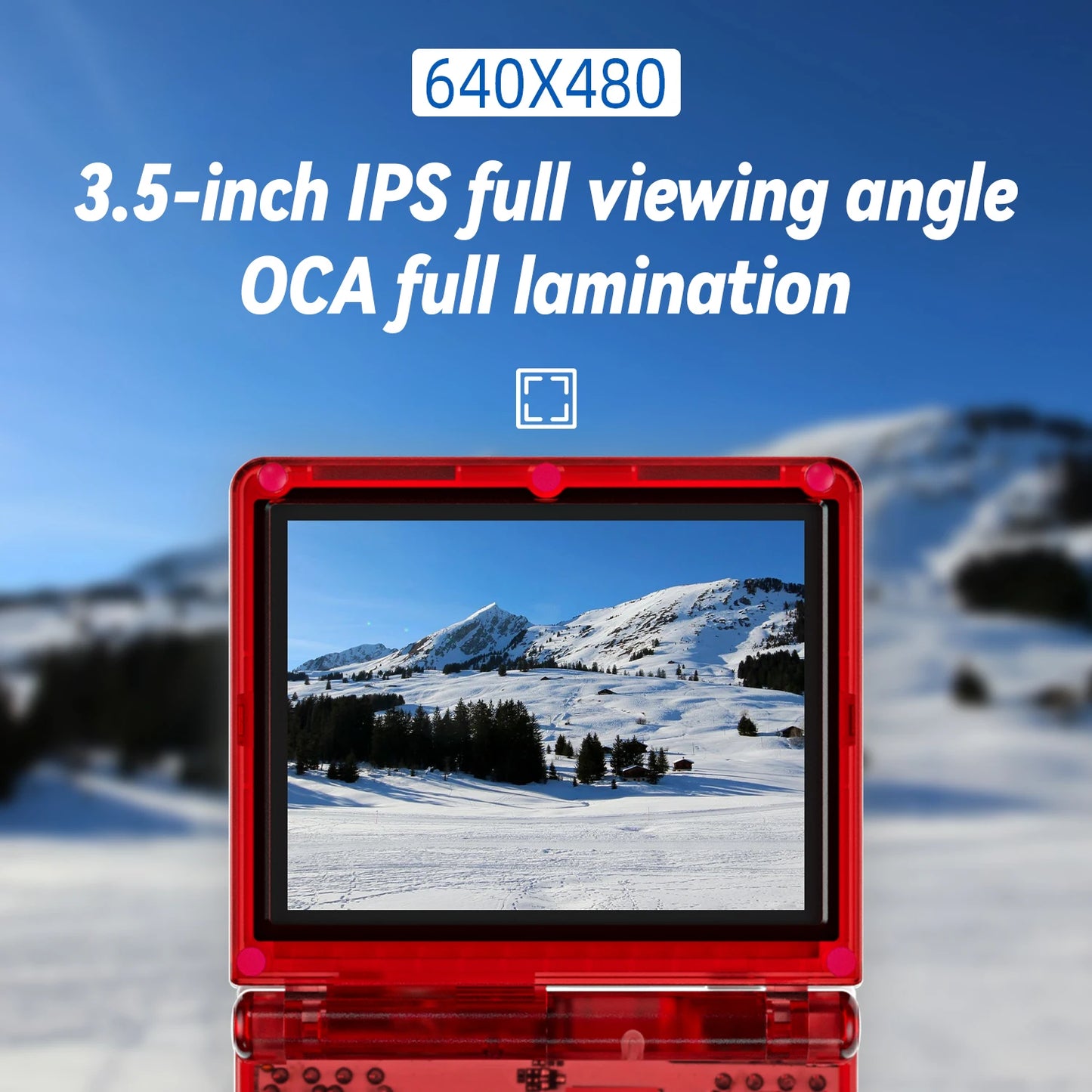 ANBERNIC RG35XXSP Flip Handheld Game Console – 3.5” IPS Display, 64GB, 64-Bit Linux, Online Play