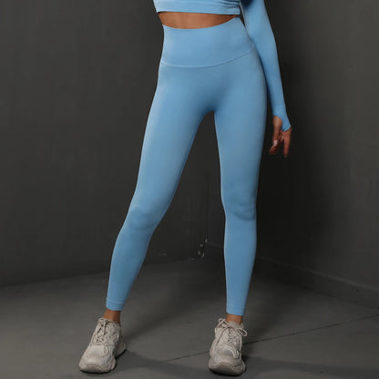 Women’s Seamless Gym Leggings – High-Waist Booty-Lifting Yoga & Fitness Pants, Sexy Sportswear
