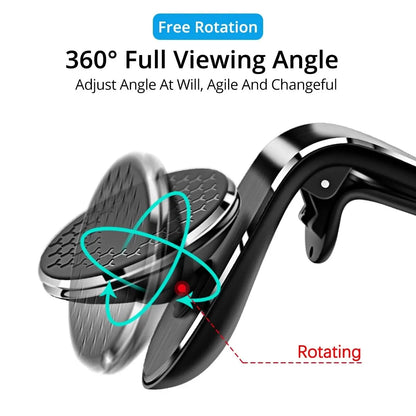 Magnetic Air Vent Car Phone Holder: Universal Mount for iPhone, Samsung, Xiaomi & GPS