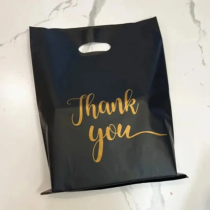 100PCS Black Thanksgiving Gift Bags – Candy & Product Packaging for Wedding, Birthday, Party Decoration