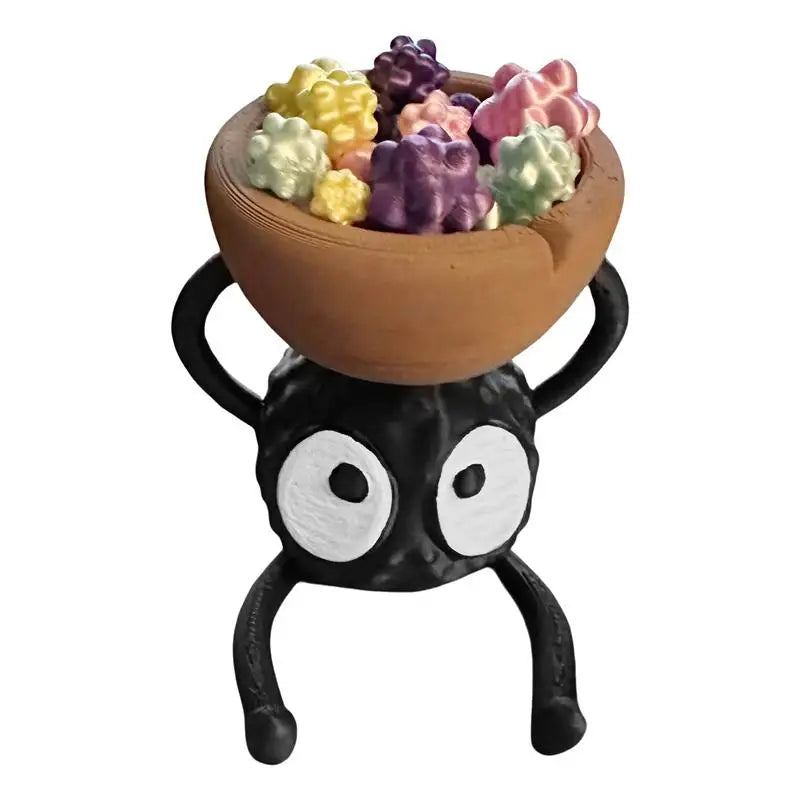 Cute 3D Printed Candlestick Holders – Tea Light & Briquette Candle Stand, Small Decorative Candle Holder