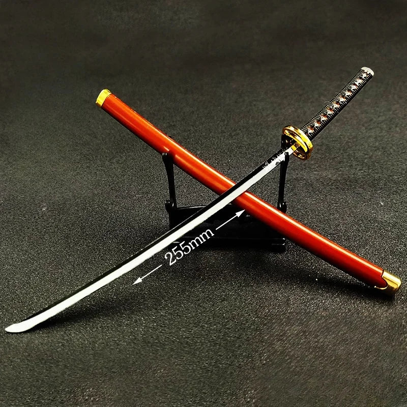 25cm Demon Slayer Katana – Kimetsu No Yaiba Real-Size Samurai Sword Anime Cosplay Prop & Home Decor