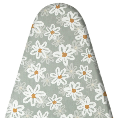 140x50cm Heavy Duty Ironing Board Cover | Heat Reflective Elastic Edge Iron Cover for Home