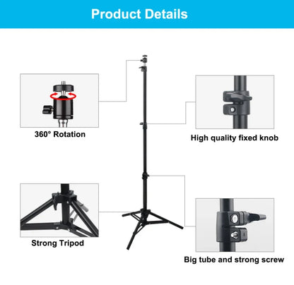 DITONG 110cm Universal Portable Bracket Tripod Stand for Magcubic HY300 Pro & HY320 Mini Projectors
