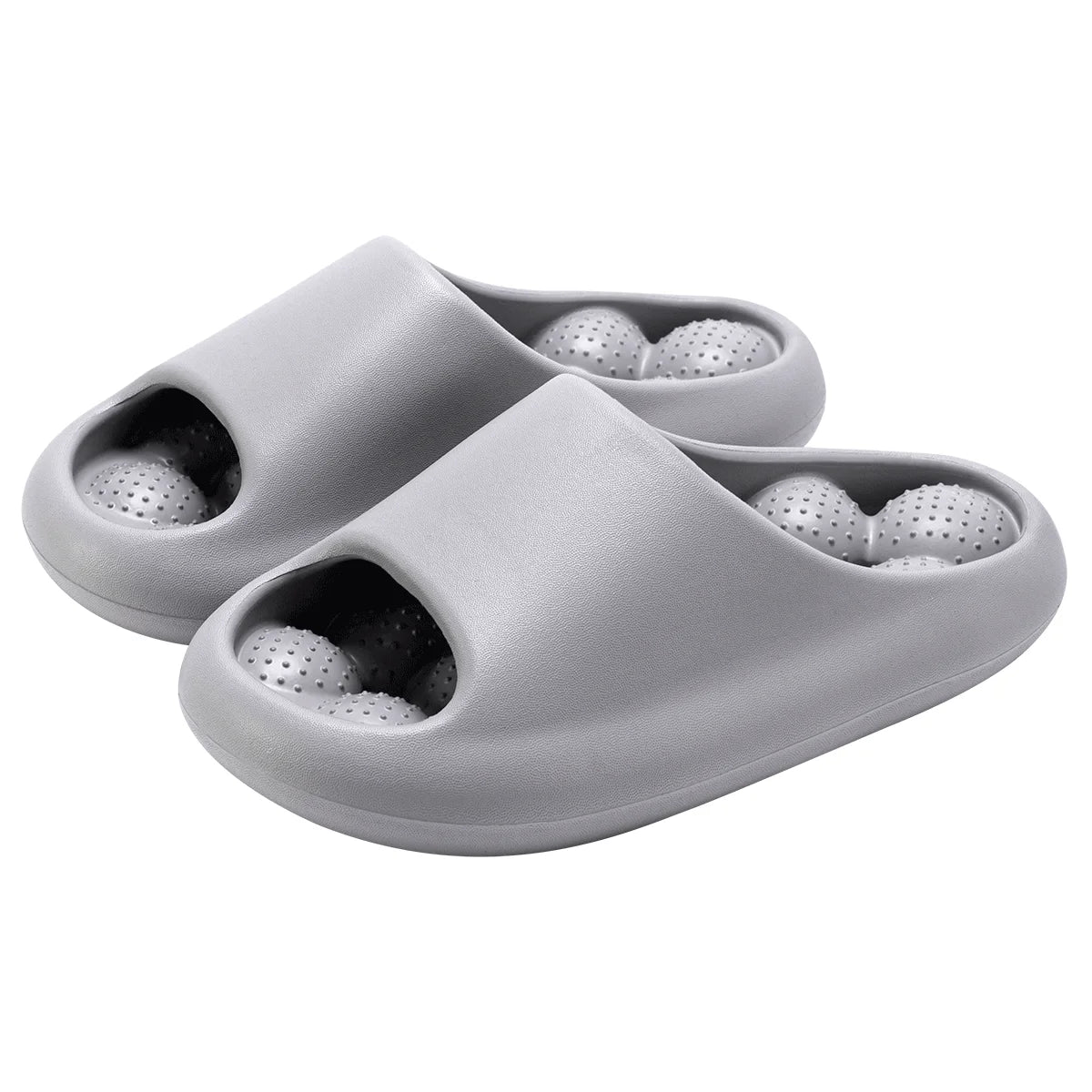 TZLDN Ergonomic EVA Bathroom Slippers - Unisex Waterproof Massage Slides with Breathable Comfort