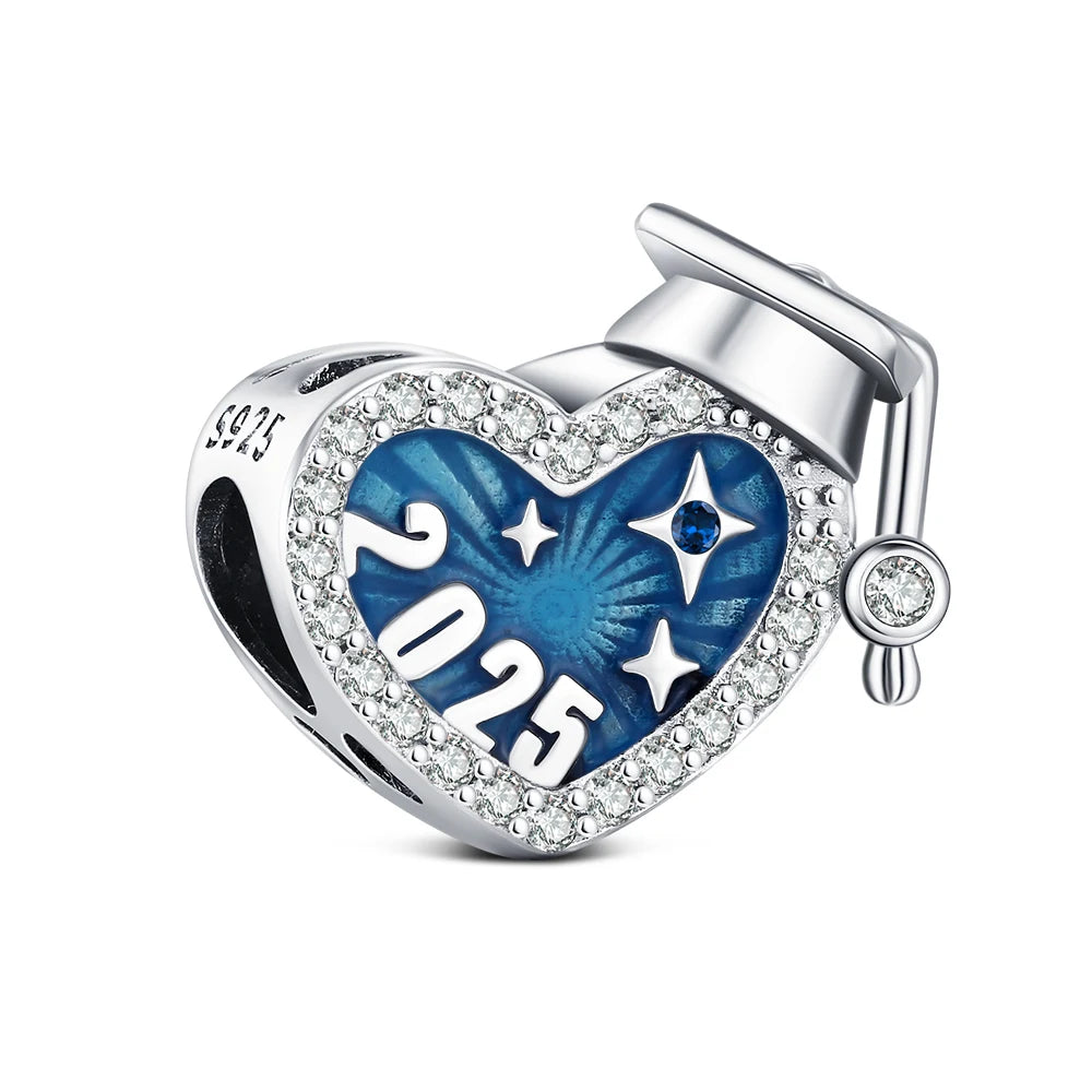 925 Sterling Silver Robot & Sea Turtle Charms Pendant — Moon Bead Bracelet Accessory, DIY Fashion Jewelry Gift for Women