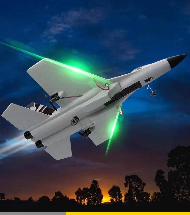 RC SU-35 Foam Fighter Jet – 2.4G Remote Control Glider Airplane Toy for Kids & Boys