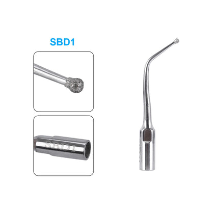 AZDENT 5pcs Dental Scaler Tips – Compatible with EMS, WOODPECKER, SATELEC, DTE, NSK Ultrasonic Scalers