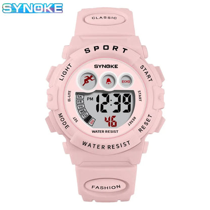SYNOKE Kids Sport Watch - Colorful Waterproof Digital Electronic Watch for Boys and Girls