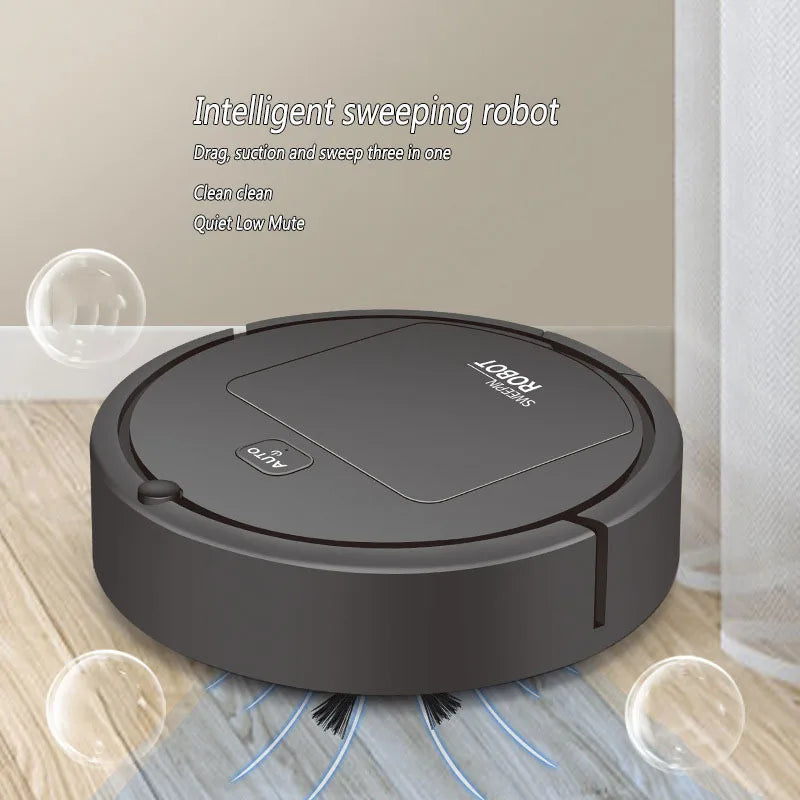 Smart Charging Automatic Robot Vacuum Cleaner - New Sweeping Cleaning Machine with Intelligent Features for Effortless Home Cleaning
