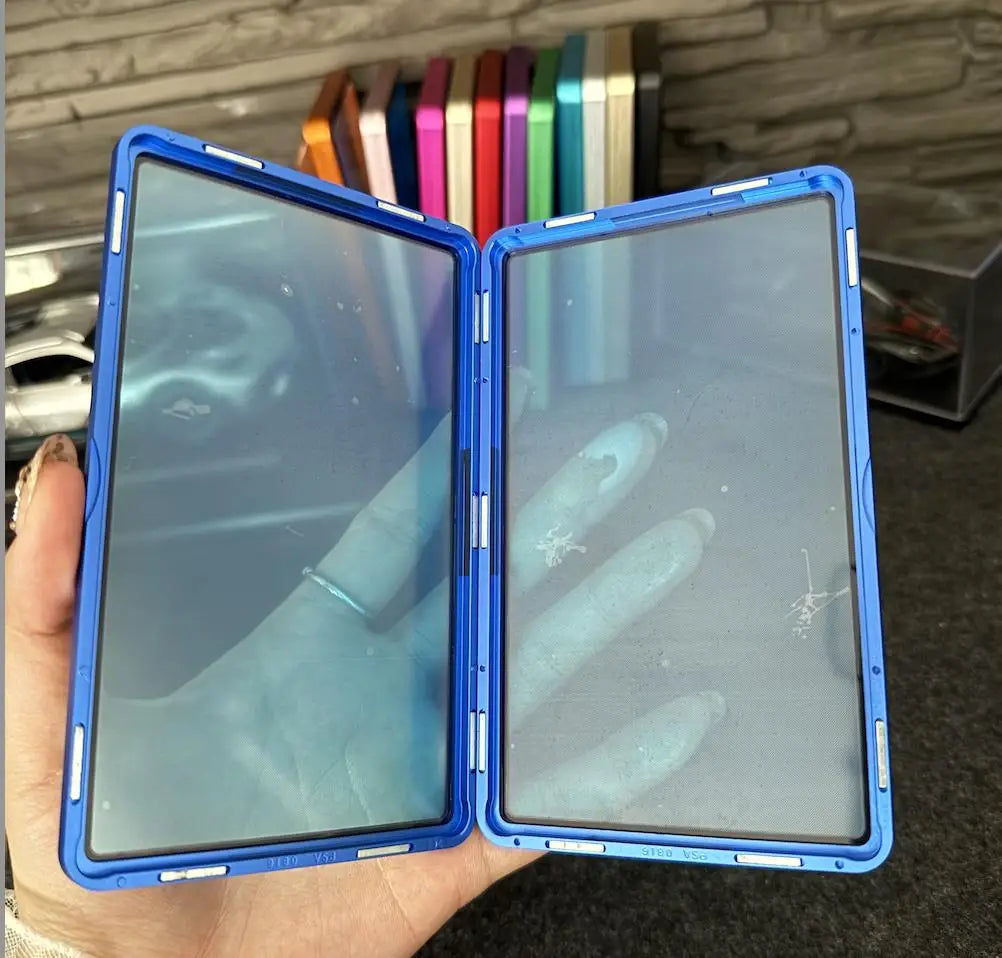 Aluminum Alloy Trading Card Holder - Gradient Metal Case for 35PT PSA & CGC Graded Card Protection
