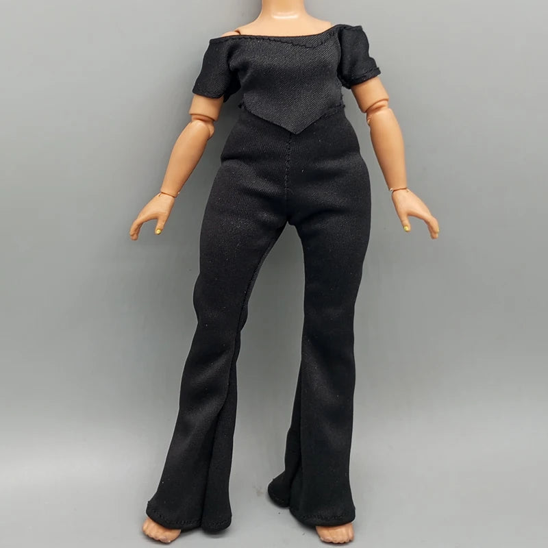 Handmade Doll Dresses & Shoes – Outfit for 28cm High School Dolls with Big Eyes & Long Eyelashes, Perfect Birthday Gift