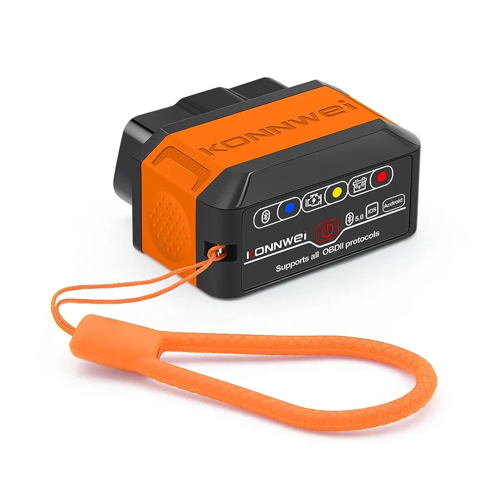 KONNWEI KW906 OBD2 Scanner – Bluetooth 5.0 ELM327 V1.5 Car Diagnostic Tool & Code Reader for Android/iOS
