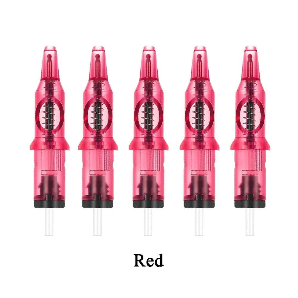 10/5PCS Ballpoint Cartridge Tattoo Needles — Practice Needles for Beginners & Designer Drawing with Tattoo Pen Machine