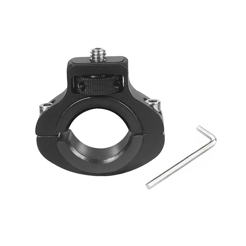 Aluminum Alloy Bike & Motorcycle Handlebar Mount – Action Camera Holder for GoPro 13/12/11/10/9/8, Insta360, DJI Osmo & SJCAM