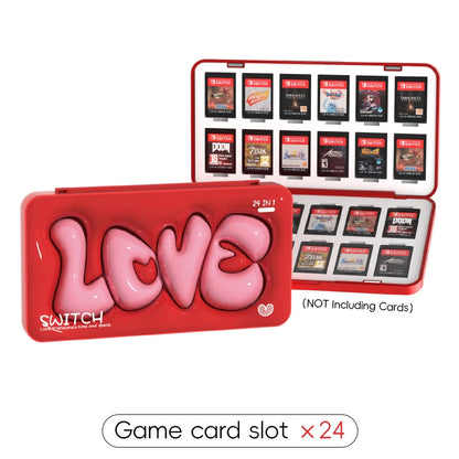 DATA FROG 24-in-1 Game Card Case – Hard Shell Storage Box for Nintendo Switch/Lite/OLED Accessories