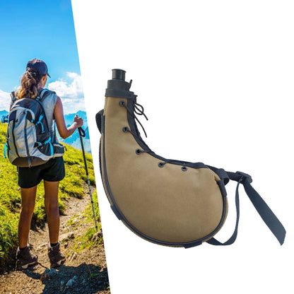 Outdoor Canteen Water Bottle Bag: 750ml Kettle for Travel & Backpacking - Drinkware for Dining & Hunting - Ideal for Adults