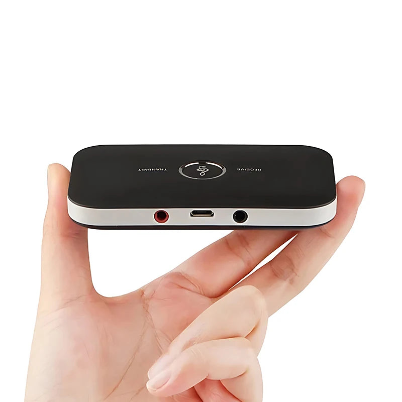 B6 2-in-1 Bluetooth 5.3 Audio Transmitter & Receiver | 3.5mm AUX RCA USB Wireless Adapter for Car, PC, TV, Headphones