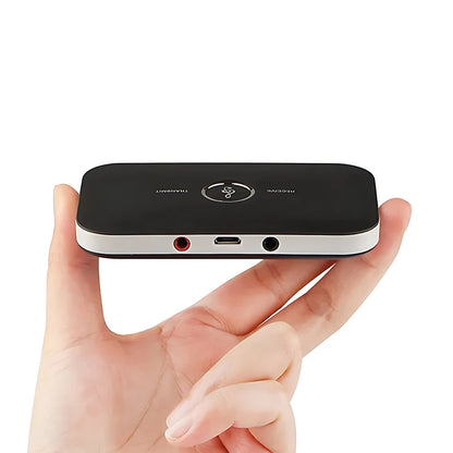 B6 2-in-1 Bluetooth 5.3 Audio Transmitter & Receiver | 3.5mm AUX RCA USB Wireless Adapter for Car, PC, TV, Headphones