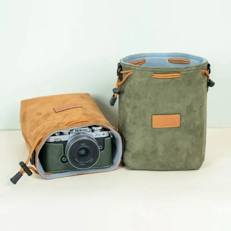 Instax Mini 12 EVO Camera Bag – Waterproof Single Shoulder Travel Bag for Canon, Nikon, Sony, Pentax & iPhone 15 AirPods Pro