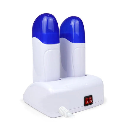 Double Roll-On Wax Warmer – Efficient Hair Removal Machine for Arms, Legs, Face & Body