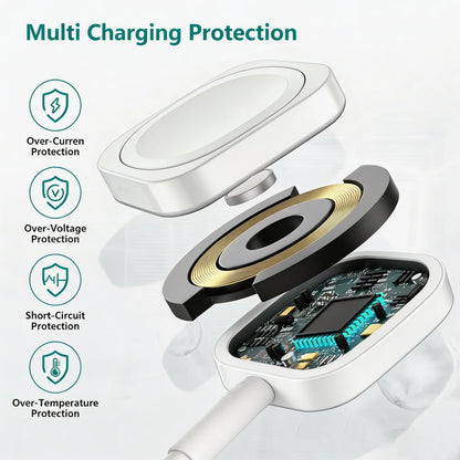 TIMESS USB-C Magnetic Apple Watch Charger - Fast Charging Cable for Apple Watch Series 1–11, SE and Ultra Models
