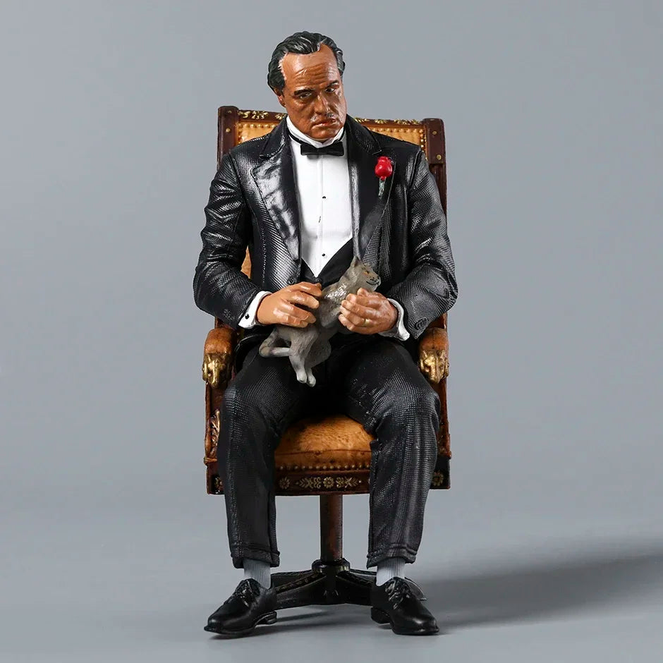 The Godfather Vito Corleone 6" Model Figure — Collectible Doll for Decoration, Toys & Holiday Gift