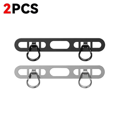 Metal Phone Lanyard Patch Set 1/2/3Pcs – Stainless Steel Side Clip Connector with Double Buckle for iPhone Strap Gasket Attachment