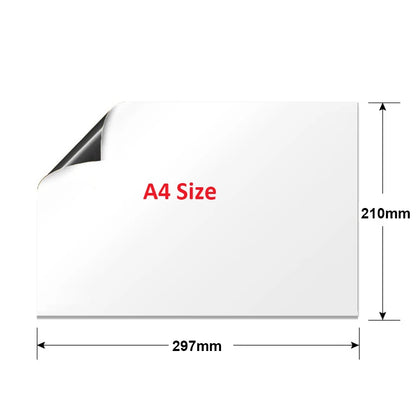 A5 Magnetic Whiteboard for Fridge - Dry Wipe Memo Board with Marker, Perfect for Messages, Reminders, and Kids' Gifts
