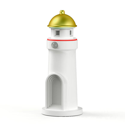 Moon Lamp Projection Night Light – Lighthouse Design with Bluetooth Music, Remote Control & Motion Sensor, Ambient Light for Xmas & Birthday Gift