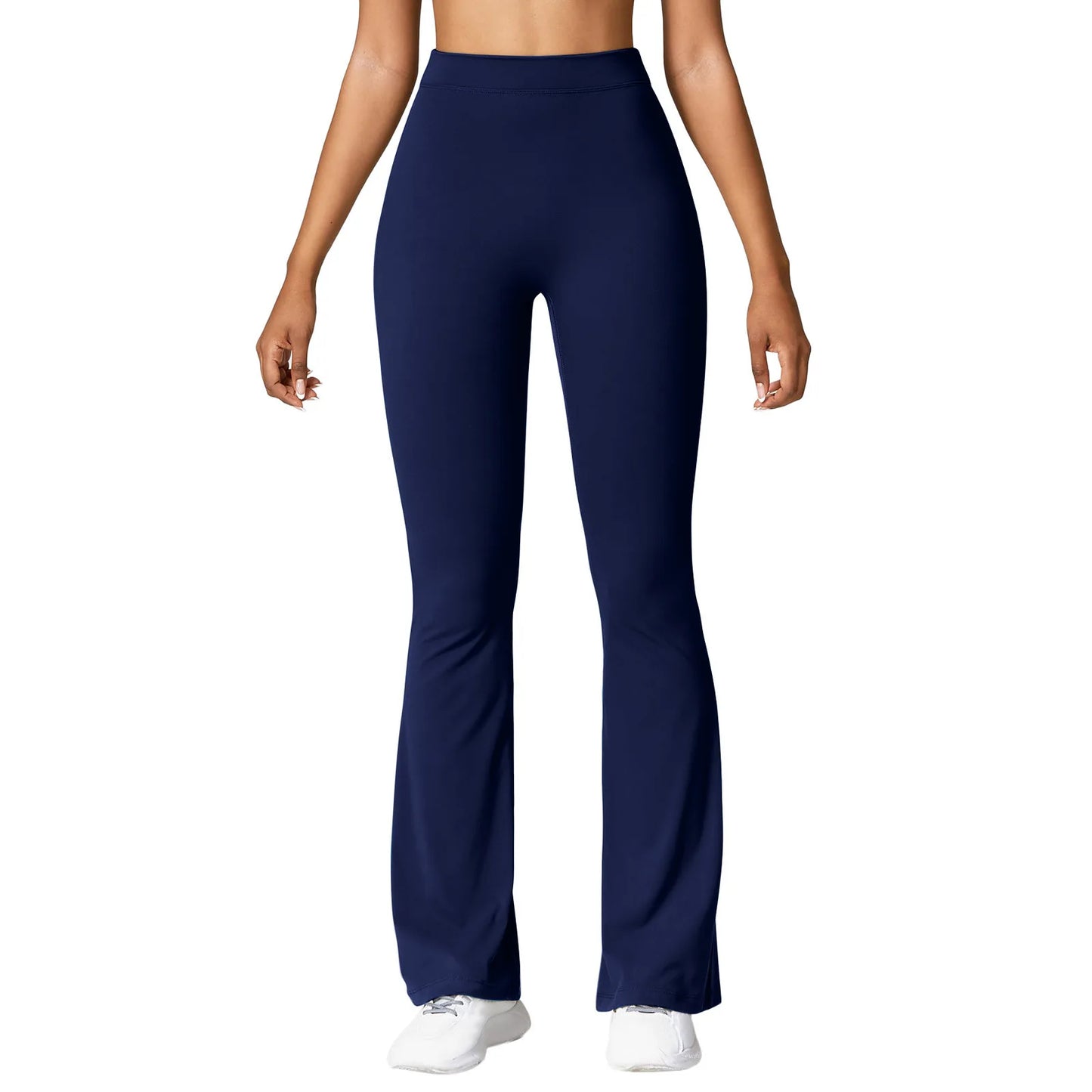 Women's V-Back High Waist Leggings - Push Up Gym & Casual Stretch Fitness Pants