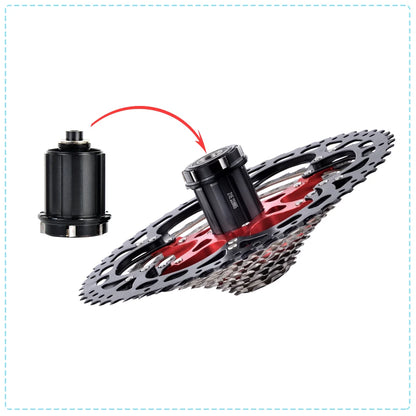 SUNSHINE Bicycle Cassette 8-12 Speed Freewheel - 32T to 52T Sprocket for Shimano/SRAM HG Flywheel