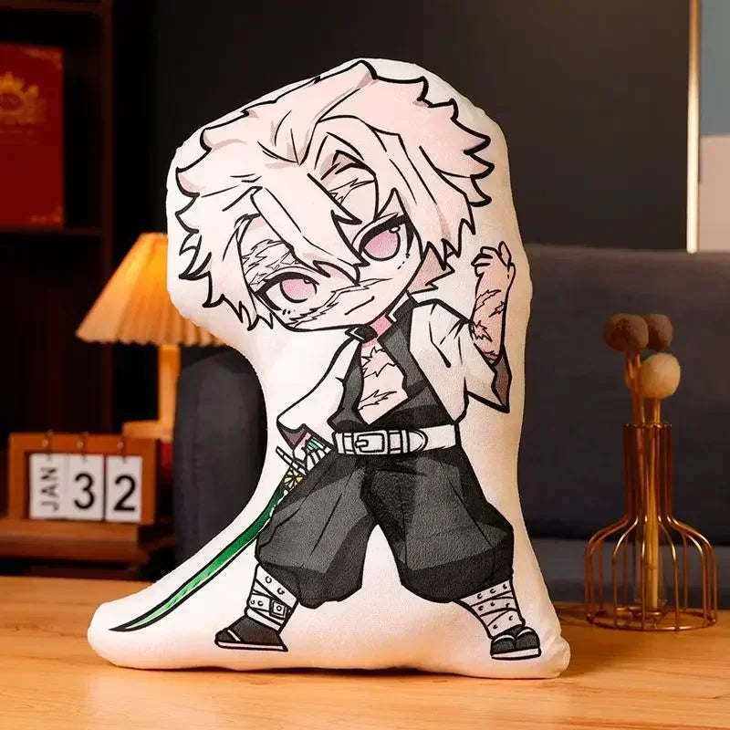 Demon Slayer Kimetsu no Yaiba Plush Cushion – Anime Dakimakura Pillow Tanjiro Nezuko Zenitsu Inosuke Kawaii Doll