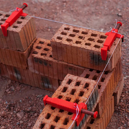 Bricklaying Construction Tool: 2pcs Wire Frame Brick Liner Runner Set